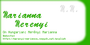 marianna merenyi business card